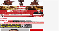 Desktop Screenshot of mudurnuhaber.com