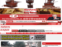 Tablet Screenshot of mudurnuhaber.com